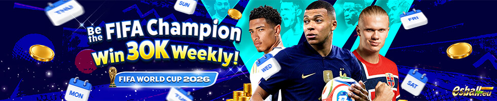Be The FIFA Champion. Win 30K Weekly Be The FIFA Champion. Win 30K Weekly