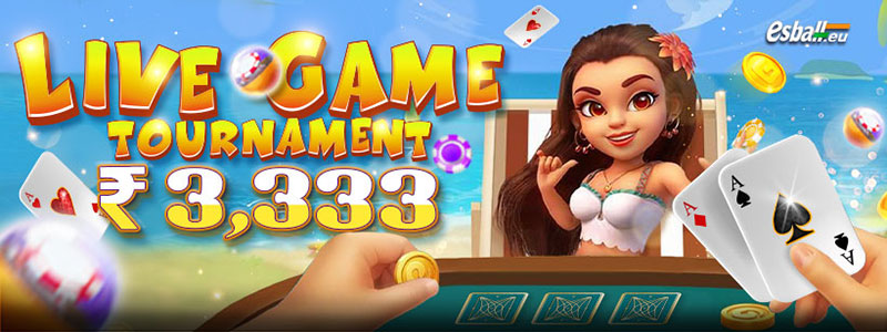 ₹3,333 Online Casino Live Game Tournament Bonus