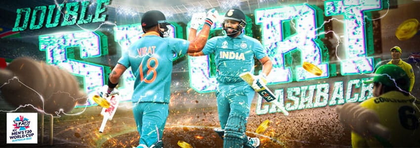 T20 World Cup 2022 is Coming! Unlimited Double Sport Cashback Bonus