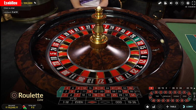 Evolution Live Roulette