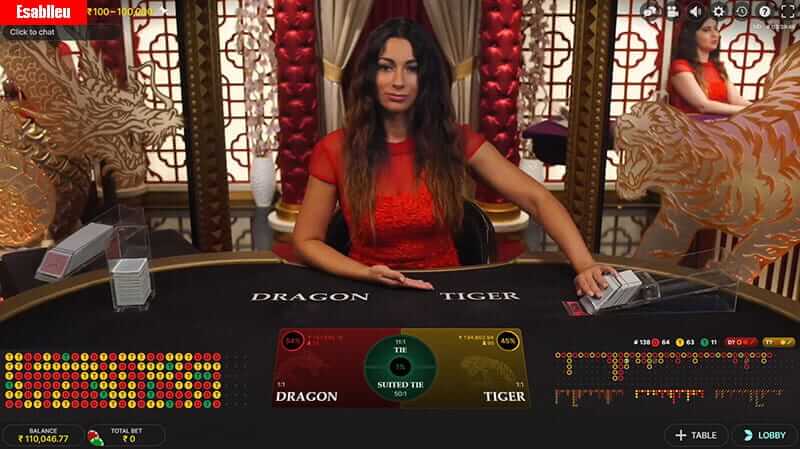 Evolution Live Dragon Tiger Evolution Live Dragon Tiger