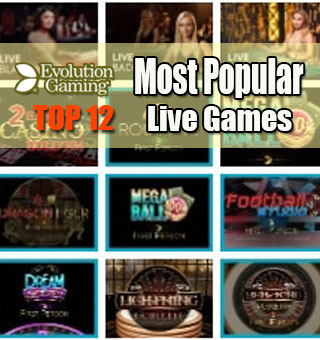 12 Hot Evolution Live Casino Games to Play in Evolution Gaming