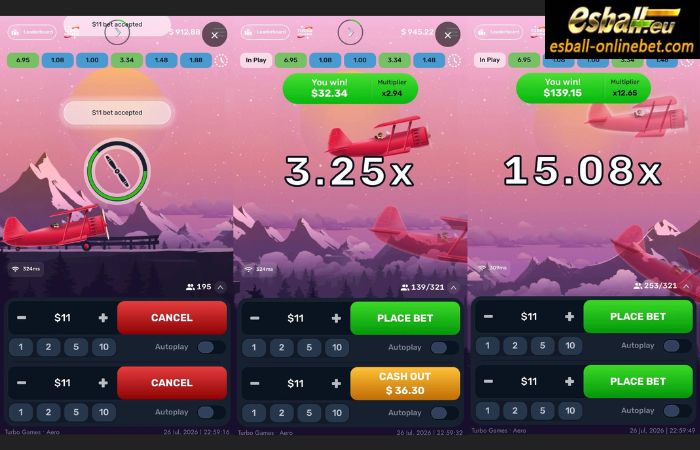 TG Aero Crash Game Big Win