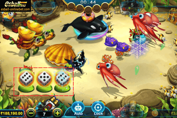 Dice Fish: 1-216X