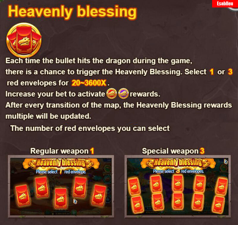 Dragon Master Fish Shooting Game Heavenly Blessing