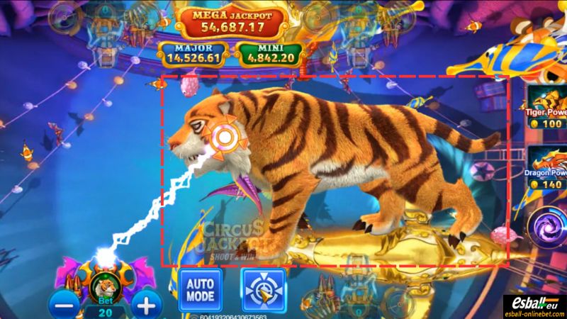 Circus Jackpot King Tiger Circus Jackpot King Tiger