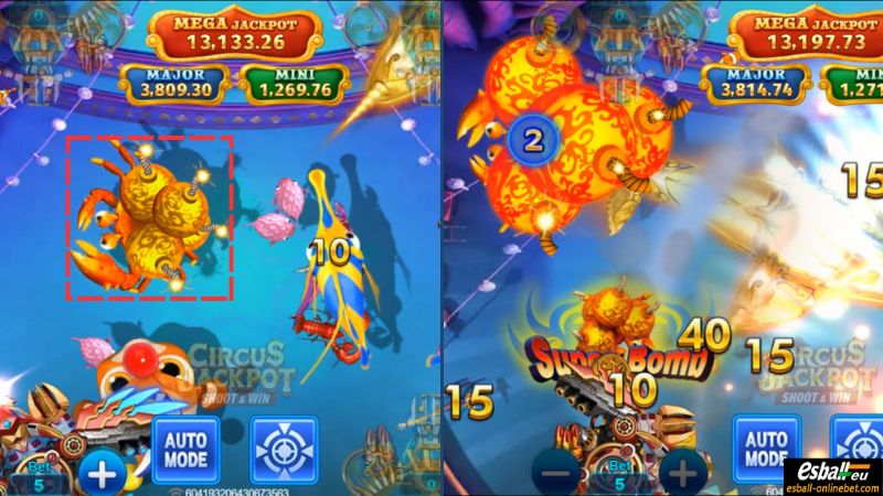 Circus Jackpot Bomb Crab 160-240X Circus Jackpot Bomb Crab 160-240X