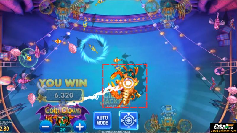 Circus Jackpot Drill Crab 160-240X Circus Jackpot Drill Crab 160-240X