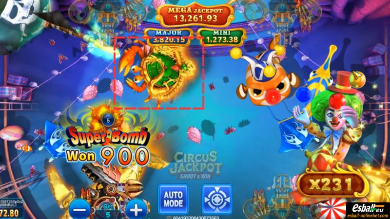 Circus Jackpot Wheel Crab 20-800X Circus Jackpot Wheel Crab 20-800X