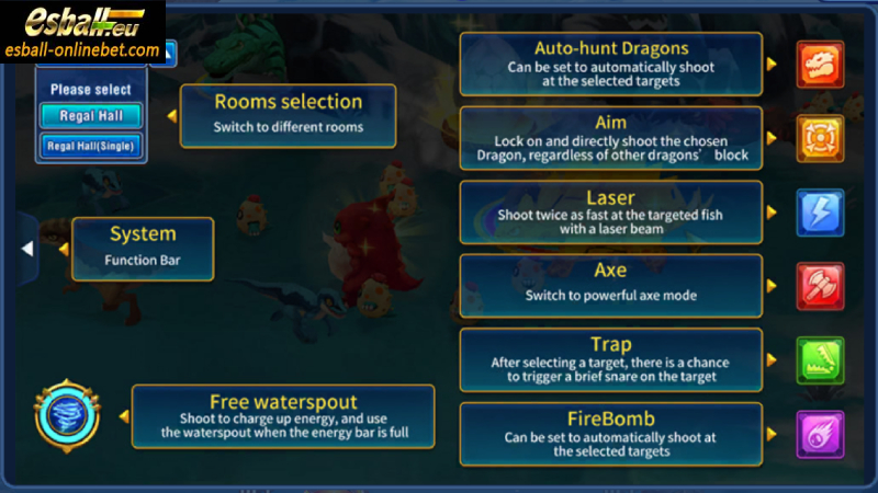 JILI Dinosaur Tycoon 2 Fishing Game Real Money Online Game Interface