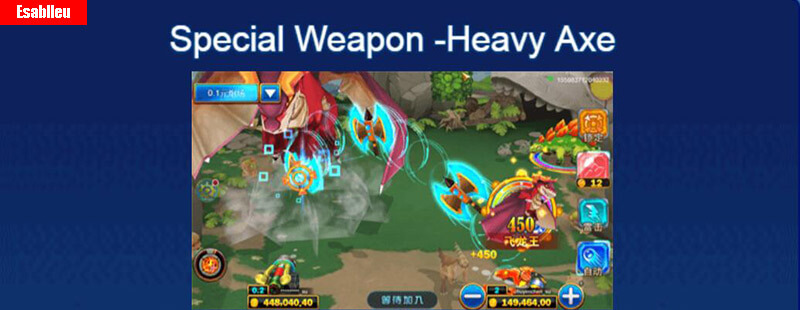 Dinosaur Tycoon Fish Game Golden Special Weapon - Heavy Axe