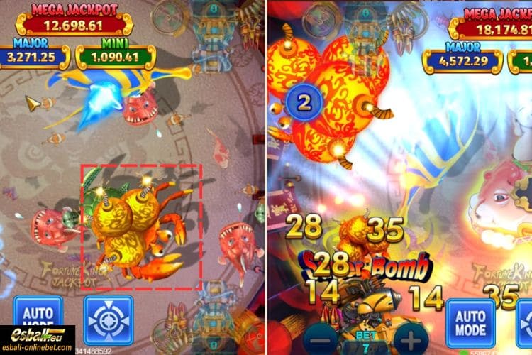 Fortune King Jackpot Bomb Crab