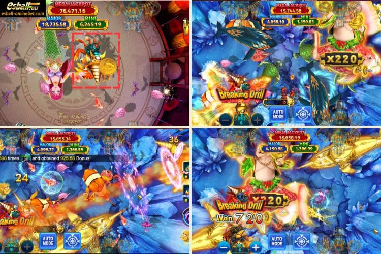 Fortune King Jackpot Drill Crab