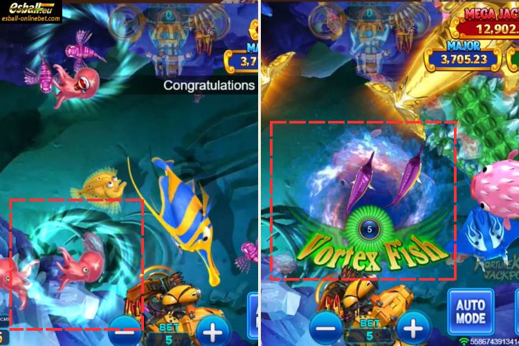 Fortune King Jackpot Vortex Fish