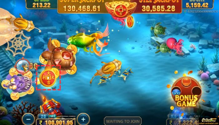 Jackpot Fishing 2 Bonus Game Feature