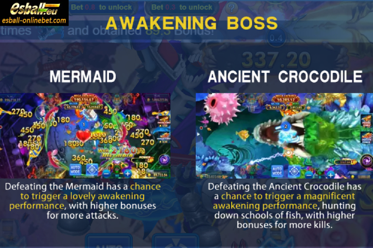 JILI Ocean King Jackpot Fishing Game Earn Real Money Demo-Awakening Boss