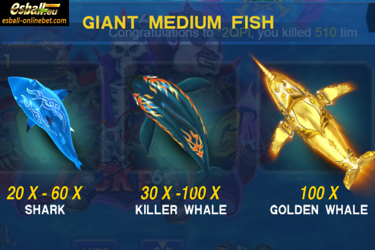 JILI Ocean King Jackpot Fishing Game Earn Real Money Demo-Giant Medium Fish
