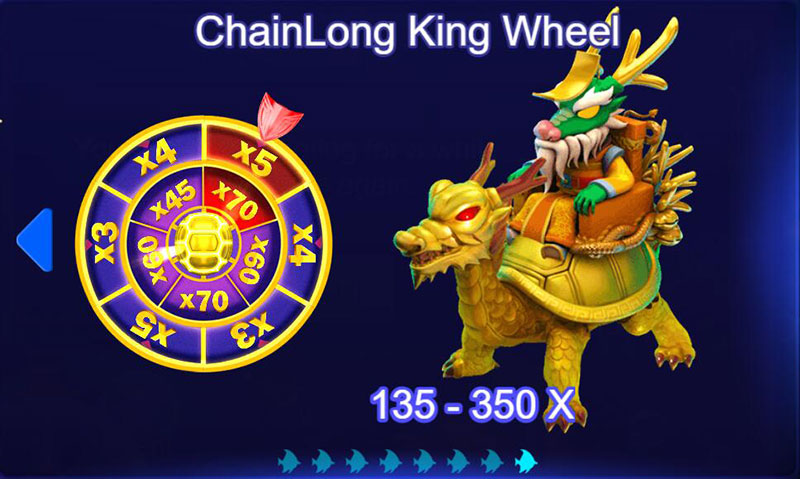 Royal Fishing Shooting Game Chainlong King Wheel