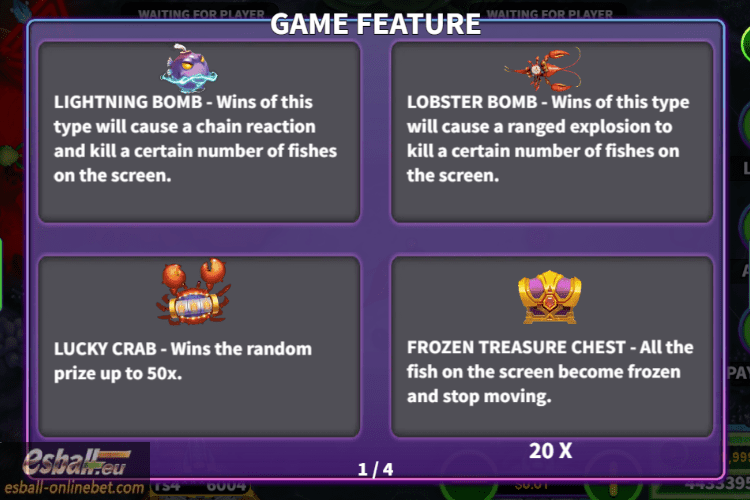 Poseidon's Secret Multi-player Fishing Game Bonus