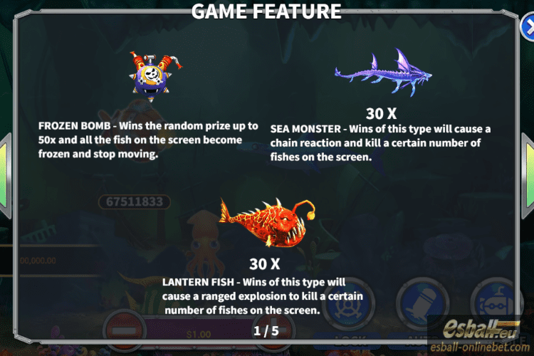 Undersea Battle Best Fishing Game Feature