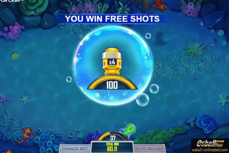 Fish! Shoot For Cash Online Casino Game Special Prize