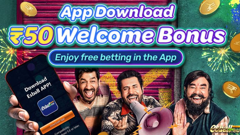 ₹50 कैसीनो ऐप डाउनलोड बोनस – Esball Eu के लिए