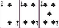 Win Three Cards Card Type - Flush Win Three Cards Card Type - Flush