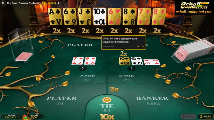 First Person Prosperity Tree Baccarat Evolution Online Casino India First Person Prosperity Tree Baccarat Evolution Online Casino India