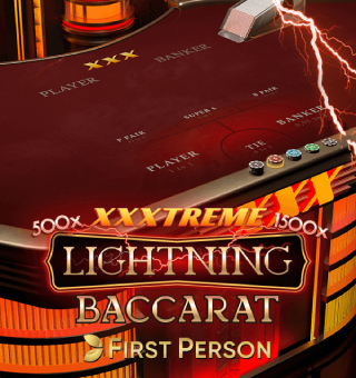 First Person XXXtreme Lightning Baccarat Evolution