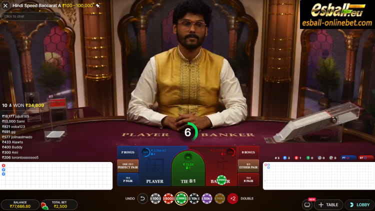 Hindi Speed Baccarat Evolution, Speed Baccarat in Hindi Hindi Speed Baccarat Evolution, Speed Baccarat in Hindi