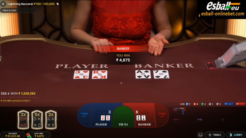 Top 5 EVO Lightning Baccarat tips Top 5 EVO Lightning Baccarat tips