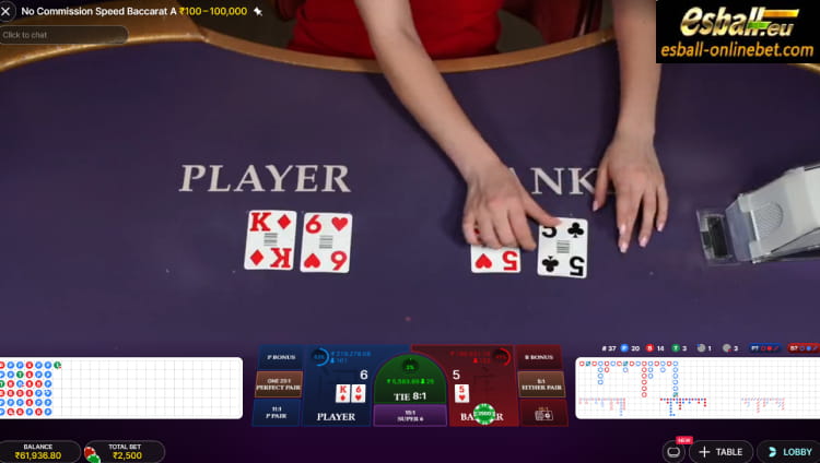 No Commission Speed Baccarat Evolution Online Casino India No Commission Speed Baccarat Evolution Online Casino India