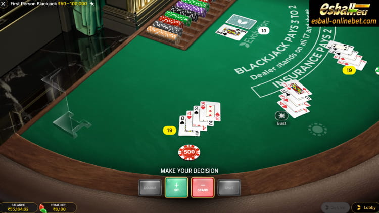 First Person Blackjack Evolution Gaming Demo & Strategy First Person Blackjack Evolution Gaming Demo & Strategy