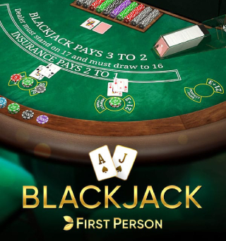 Evolution First Person Blackjack Online