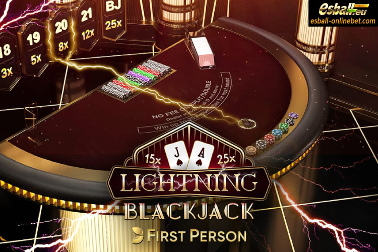 First Person Lightning Blackjack Evolution, Play Online Casino India