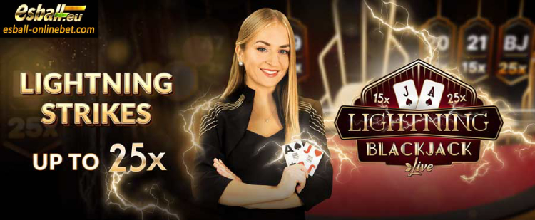 Lightning Blackjack Evolution, Lightning Blackjack Rules, Payouts and RTP