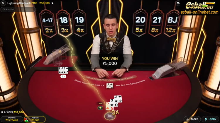 Lightning Blackjack Evolution Big Win Lightning Blackjack Evolution Big Win