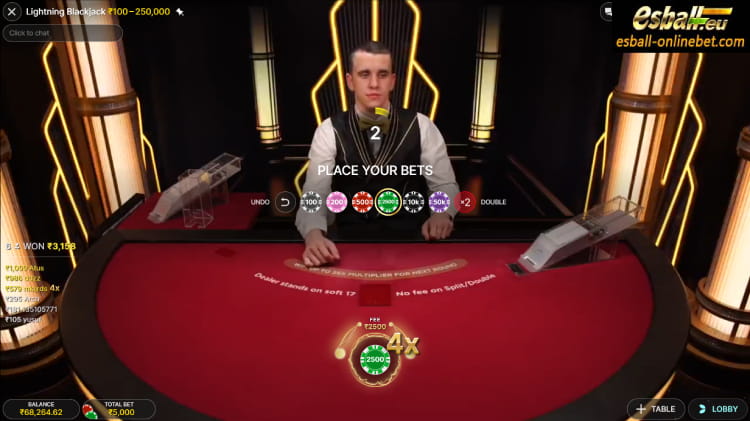 Evolution Lightning Blackjack Live Rules & RTP Evolution Lightning Blackjack Live Rules & RTP