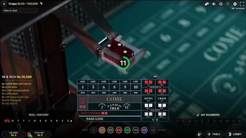 Live Craps Live Craps