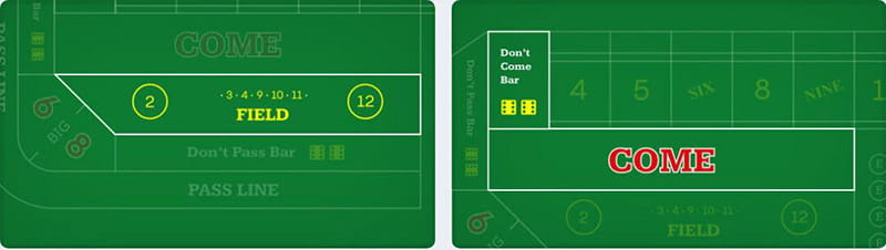 Live Craps Table Layout Live Craps Table Layout