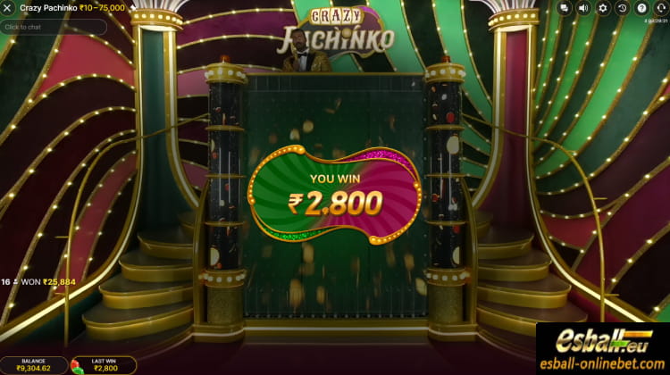 Crazy Pachinko Result & Big Win Crazy Pachinko Result & Big Win