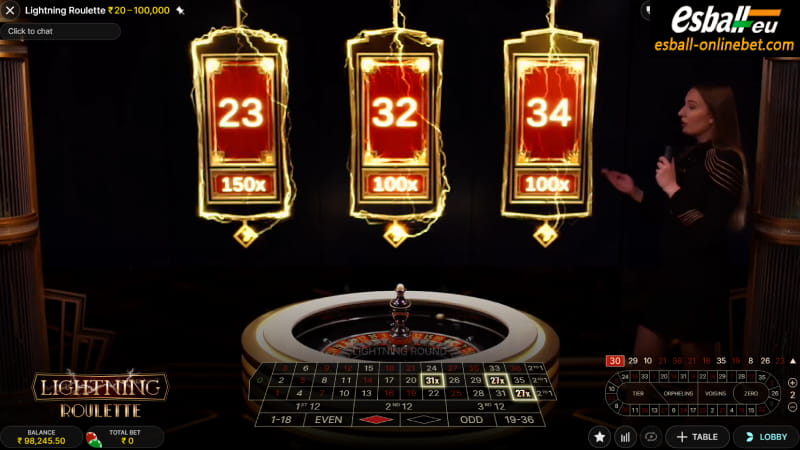 EVO Lightning Roulette Live Dealer Casino Game EVO Lightning Roulette Live Dealer Casino Game