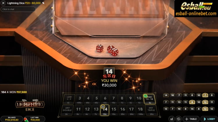 Lightning Dice Big Win Lightning Dice Big Win