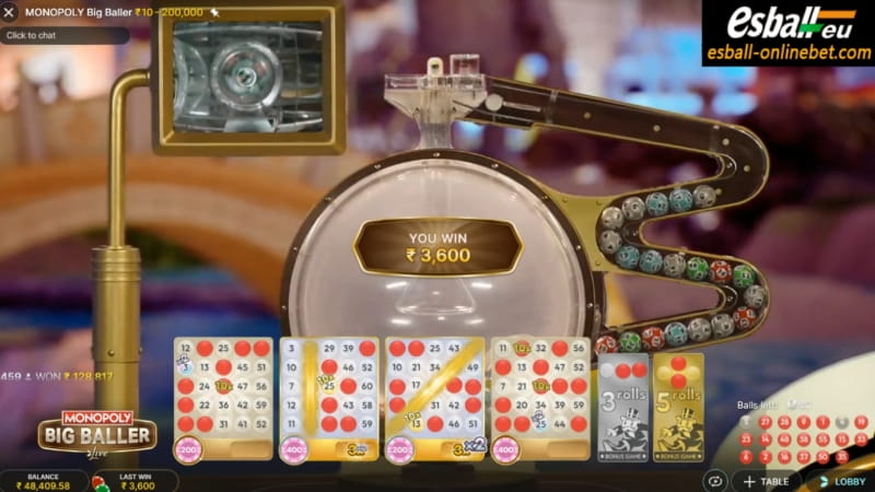 EVO MONOPOLY Big Baller Big Win EVO MONOPOLY Big Baller Big Win