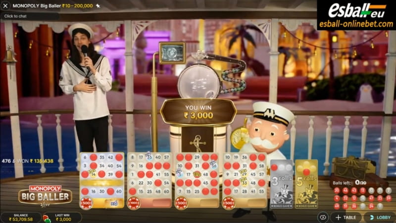 EVO MONOPOLY Big Baller Big Win EVO MONOPOLY Big Baller Big Win