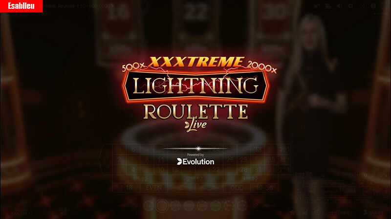XXXtreme Lightning Roulette Evolution Live Casino Online