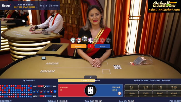 Ezugi Andar Bahar Live Rules & Tricks Ezugi Andar Bahar Live Rules & Tricks