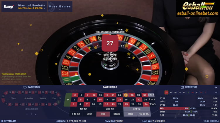 Diamond Roulette, Play Live Diamond Roulette Ezugi Online India Big Win Diamond Roulette, Play Live Diamond Roulette Ezugi Online India Big Win