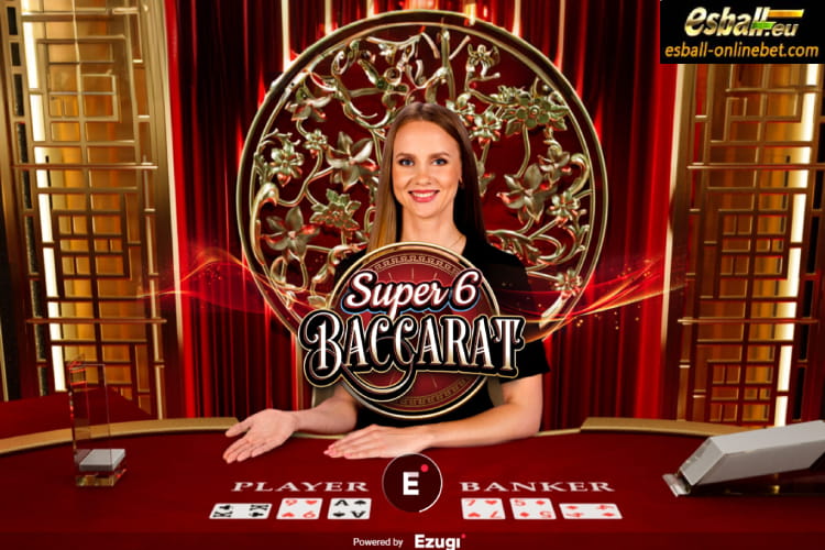 Golden Baccarat Super Six, Golden Baccarat Super 6 Ezugi Online Casino