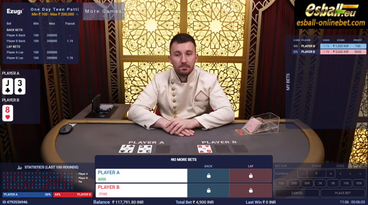 Ezugi One Day Teen Patti Live Review Ezugi One Day Teen Patti Live Review
